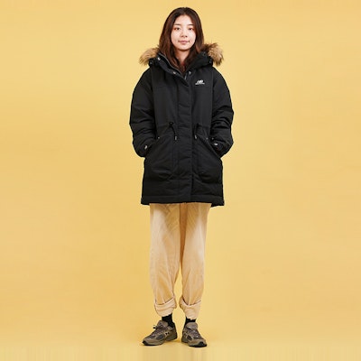 (Women) New Balance Black Winter Insulated Hooded Jacket NPA46012-BK Shop (Women) New Balance Black Winter Insulated Hooded Jacket NPA46012-BK