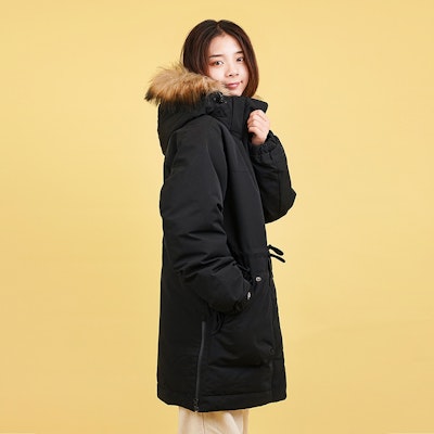 (Women) New Balance Black Winter Insulated Hooded Jacket NPA46012-BK Details for (Women) New Balance Black Winter Insulated Hooded Jacket NPA46012-BK