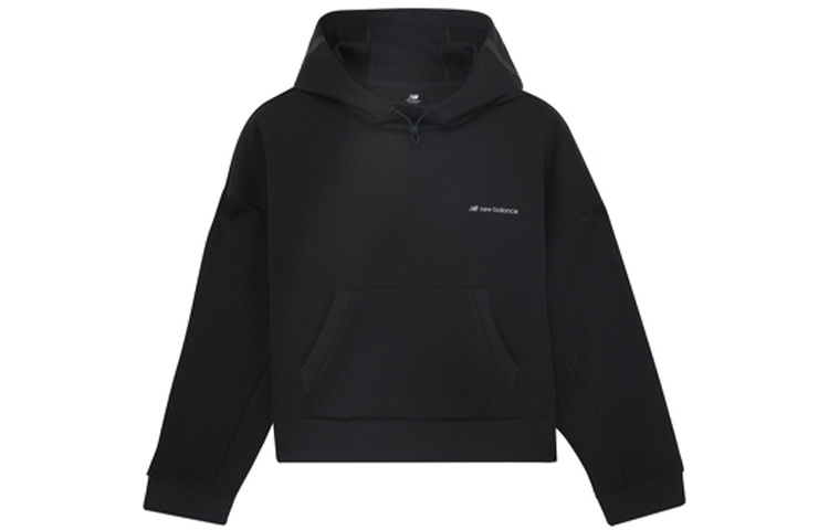 (Women) New Balance Casual Pullover Sweatshirt Black AWT03553-PHM