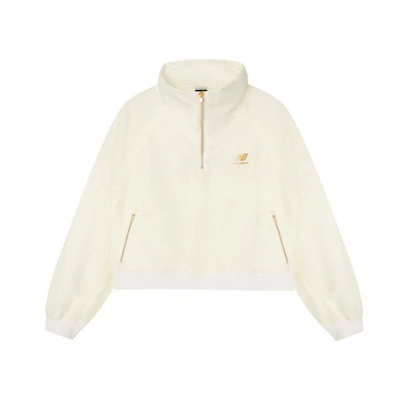 (Women) New Balance Casual Stand Collar Jacket Off-White AWJ03501-SST