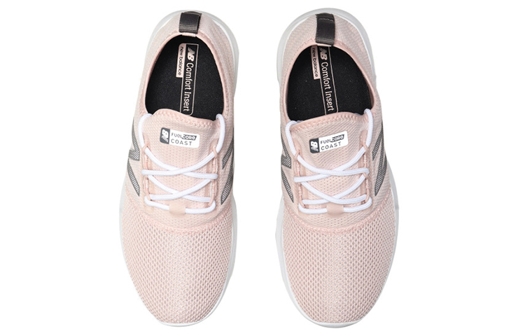 Shop New Balance Coast v4 舒適透氣跑步鞋 女款 淺粉色