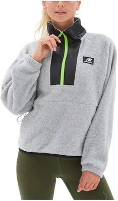 (W) Chaqueta New Balance Gris Colorblock Media Cremallera de Manga Larga Pullover WT23522-GML Buy (W) Chaqueta New Balance Gris Colorblock Media Cremallera de Manga Larga Pullover WT23522-GML