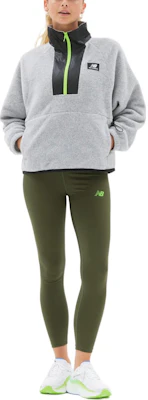 (W) Chaqueta New Balance Gris Colorblock Media Cremallera de Manga Larga Pullover WT23522-GML Lookbook (W) Chaqueta New Balance Gris Colorblock Media Cremallera de Manga Larga Pullover WT23522-GML