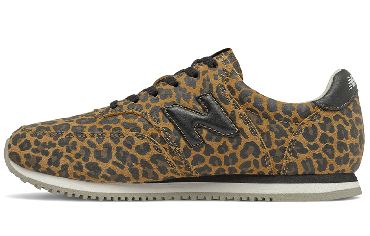 (Women) New Balance Comp 100 Animal Print Trainers Black/Brown WLC100UA