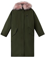 (Women) New Balance Detachable Long Down Coat Winter Green NP845032-KH (Women) New Balance Detachable Long Down Coat Winter Green NP845032-KH