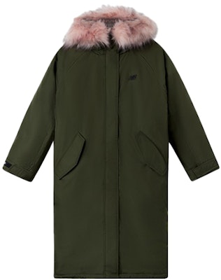 (Women) New Balance Detachable Long Down Coat Winter Green NP845032-KH Buy (Women) New Balance Detachable Long Down Coat Winter Green NP845032-KH