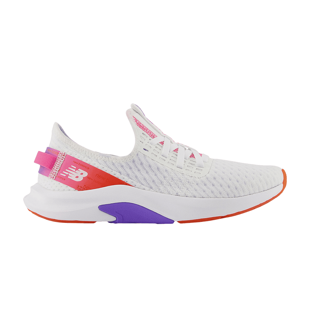 (Women) New Balance DynaSoft Nergize Sport v2 Wide 'White Hi-Pink' WNRGSLD2-D