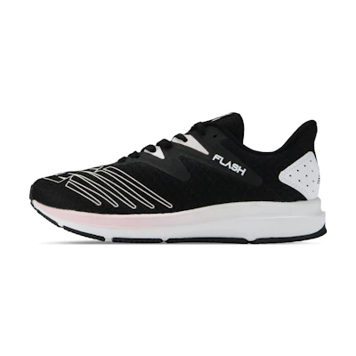 (W) NB Flash Low Top Running Shoe Black White 'Shock Absorption Non-Slip'