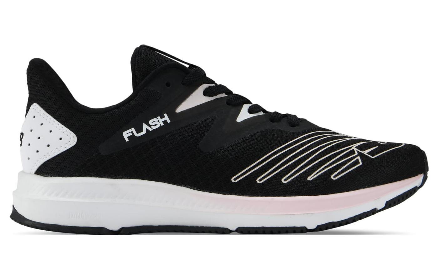 Order (W) New Balance Flash Lage Sneakers Hardlopen Zwart Wit ''Schokdemping Antislip'' WFLSHBJ6