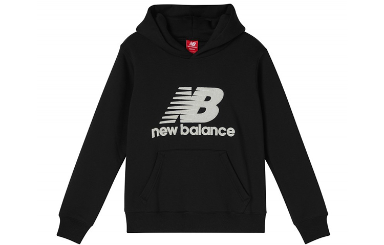 (Women) New Balance Fleece Knit Winter Sweatshirt Black AWT93579-BK