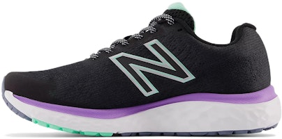 (Women) New Balance Fresh Foam 680 v7 'Black Purple' W680GP7 (Women) New Balance Fresh Foam 680 v7 'Black Purple' W680GP7