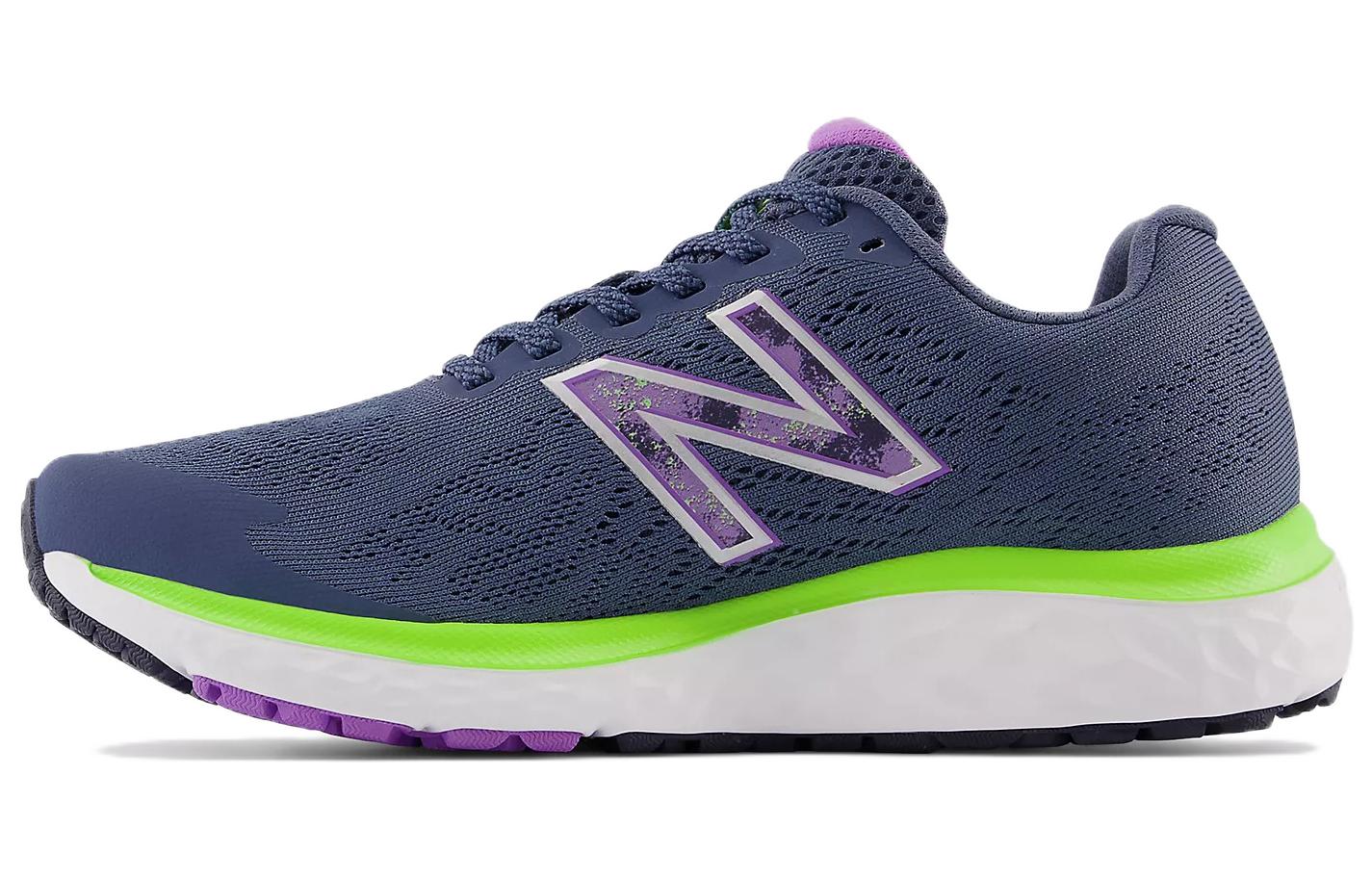 (Women) New Balance Fresh Foam 680 v7 'Purple Neon Green' W680NY7