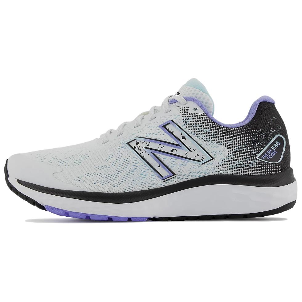(Women) New Balance Fresh Foam 680 v7 'White Black Purple' W680NW7