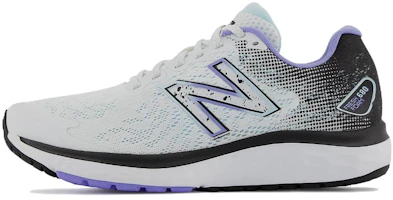 (Women) New Balance Fresh Foam 680 v7 'White Black Purple' W680NW7 (Women) New Balance Fresh Foam 680 v7 'White Black Purple' W680NW7