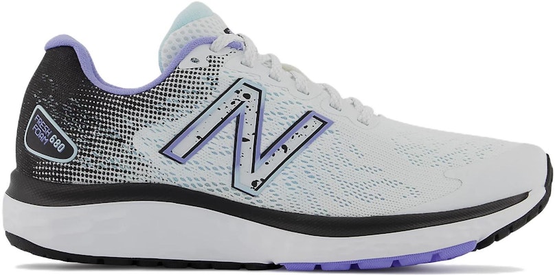 (Women) New Balance Fresh Foam 680 v7 'White Black Purple' W680NW7 Order (Women) New Balance Fresh Foam 680 v7 'White Black Purple' W680NW7