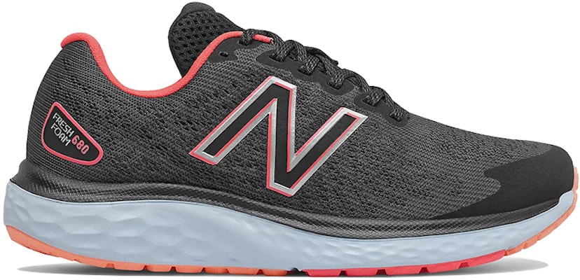 (Women) New Balance Fresh Foam 680v7 'Black Vivid Coral' W680LF7 Order (Women) New Balance Fresh Foam 680v7 'Black Vivid Coral' W680LF7