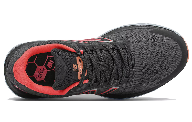 Lookbook New Balance NB 680 v7 減震防滑 低幫 跑步鞋 女款 黑橙色