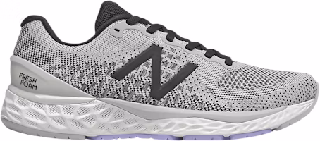 (Women) New Balance Fresh Foam 880v10 'Light Aluminum Black' W880D10 (Women) New Balance Fresh Foam 880v10 'Light Aluminum Black' W880D10