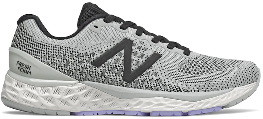 (Women) New Balance Fresh Foam 880v10 'Light Aluminum Black' W880D10 Order (Women) New Balance Fresh Foam 880v10 'Light Aluminum Black' W880D10