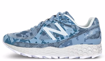 (Women) New Balance Fresh Foam 'Gray Blue White' WTHIERB (Women) New Balance Fresh Foam 'Gray Blue White' WTHIERB