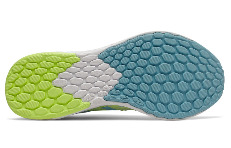 Shop New Balance NB Fresh Foam 低幫 跑步鞋 女款 灰黃藍 B寬