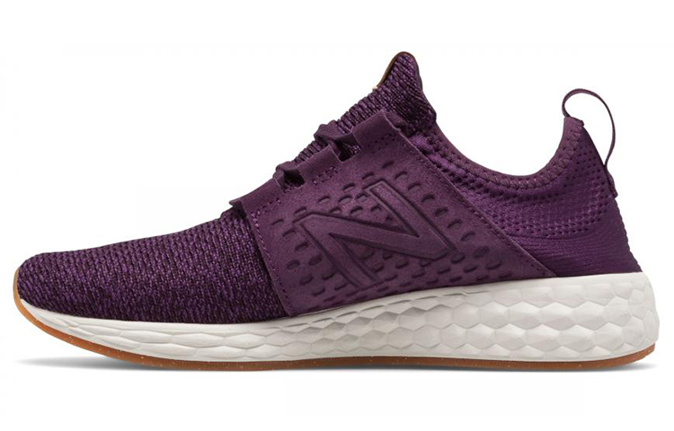 (Women) New Balance Fresh Foam Cruz 'Wine Red White Brown' WCRUZOM