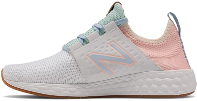 (Women) New Balance Fresh Foam Cruzv1 Reissue 'White Cloud Pink' WCRZRWP (Women) New Balance Fresh Foam Cruzv1 Reissue 'White Cloud Pink' WCRZRWP