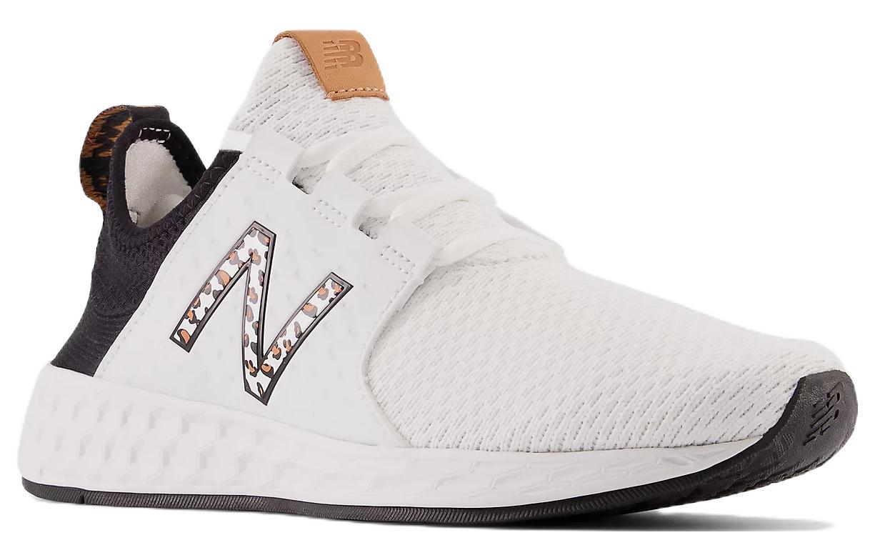 Lookbook New Balance NB Fresh Foam Cruzv1 重版 防滑耐磨透氣 跑鞋 女款 白黑色