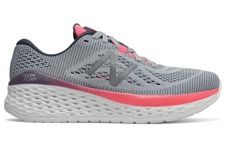 Order (W) New Balance Fresh Foam More v1 'Light Cyclone Guava' Wanita WMORGC