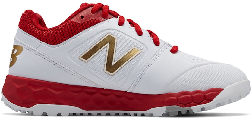 New Balance Fresh Foam Turf Velo1 紅白色 女款 Order New Balance Fresh Foam Turf Velo1 紅白色 女款