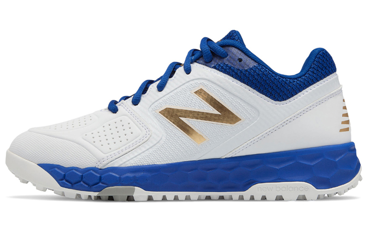 (Women) New Balance Fresh Foam Turf Velo1 White/Blue STVELOB1