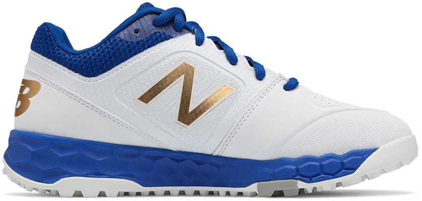 (Women) New Balance Fresh Foam Turf Velo1 White/Blue STVELOB1 Order (Women) New Balance Fresh Foam Turf Velo1 White/Blue STVELOB1