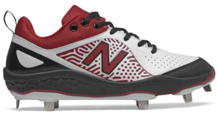New Balance Fresh Foam Velo v2 Metal 低筒耐磨訓練鞋 女款 白黑紅 Order New Balance Fresh Foam Velo v2 Metal 低筒耐磨訓練鞋 女款 白黑紅