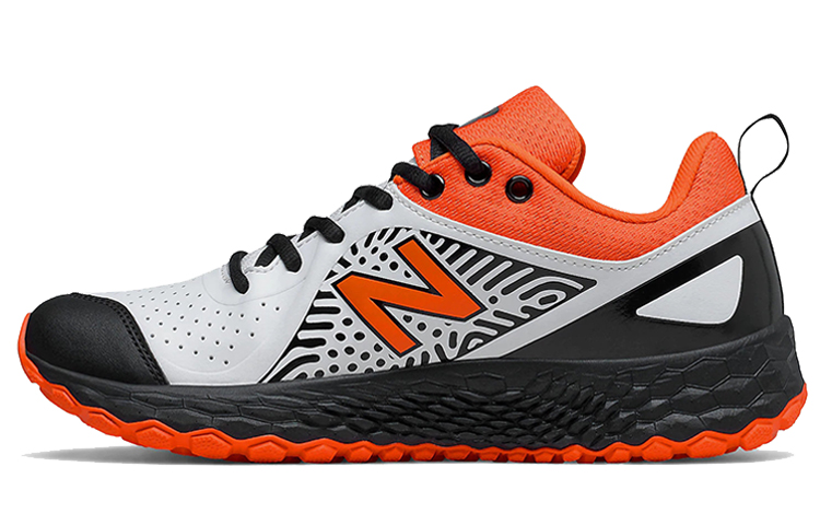 (Women) New Balance Fresh Foam Velo v2 Turf 'White Black Orange' STVELOF2
