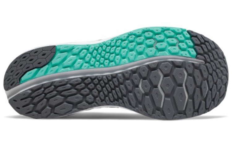 Shop New Balance Fresh Foam Vongo v3 耐磨防滑 低幫休閒跑步鞋 女款 灰藍色