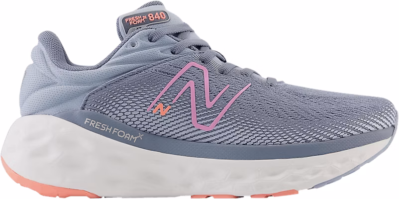(Women) New Balance Fresh Foam X 840 Wide 'Arctic Grey Raspberry' W840FLS-D Buy (Women) New Balance Fresh Foam X 840 Wide 'Arctic Grey Raspberry' W840FLS-D