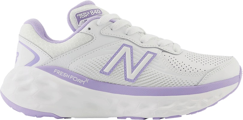 (Women) New Balance Fresh Foam X 840F 2E Wide 'White Lilac Glow' WW840FW1-2E Buy (Women) New Balance Fresh Foam X 840F 2E Wide 'White Lilac Glow' WW840FW1-2E