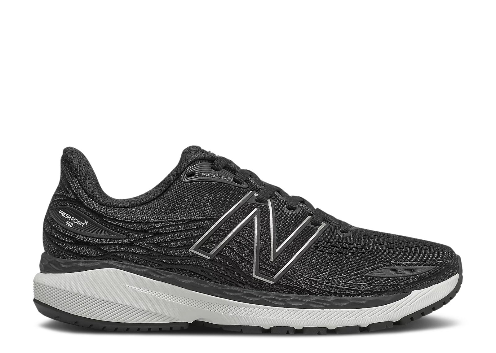 (Women) New Balance Fresh Foam X 860v12 2E Wide 'Black White' W860M12-2E