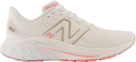 (Women) New Balance Fresh Foam X 860v13 2E Wide 'White Gold Grapefruit' W860L13-2E (Women) New Balance Fresh Foam X 860v13 2E Wide 'White Gold Grapefruit' W860L13-2E
