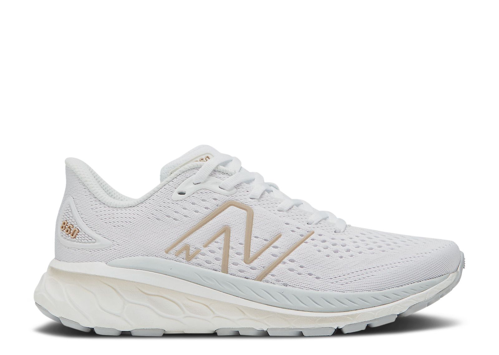 (Women) New Balance Fresh Foam X 860v13 2E Wide 'White Light Gold Metallic' W860W13-2E