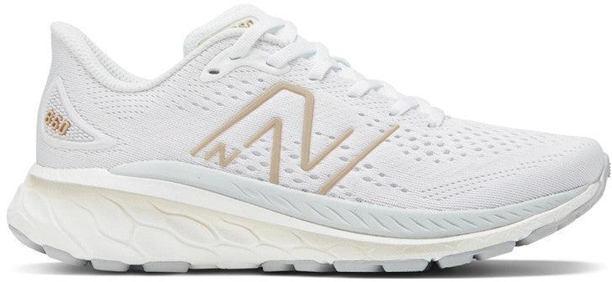 (Women) New Balance Fresh Foam X 860v13 'White Light Gold Metallic' W860W13 Order (Women) New Balance Fresh Foam X 860v13 'White Light Gold Metallic' W860W13