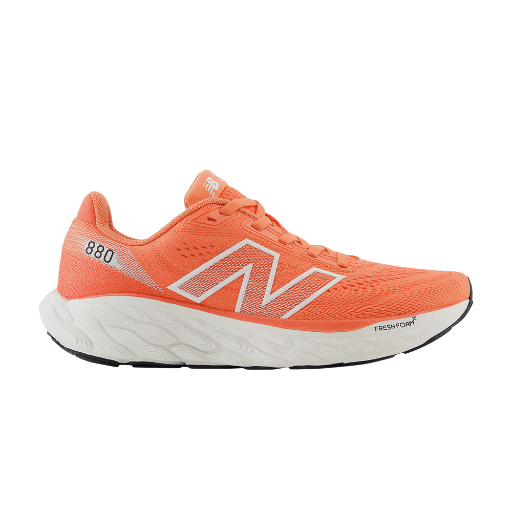 New Balance Women's 880v14 Running Shoes- Gulf Red/White