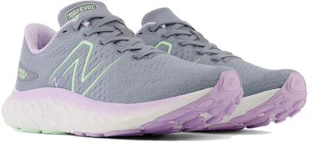 Lookbook (W) New Balance Fresh Foam X EVOZ v3 'Gris Ártico y Lila Cibernético' WEVOZLL3