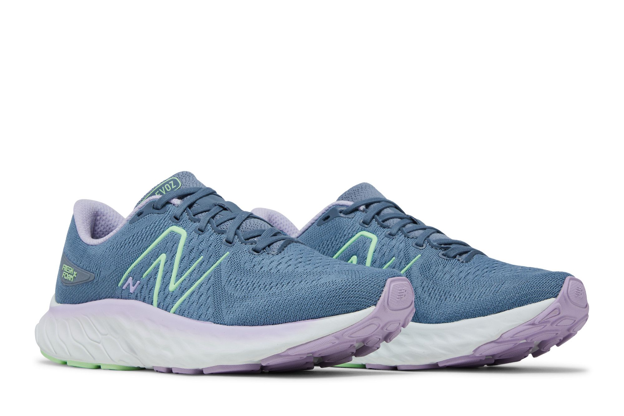 Cheap (W) New Balance Fresh Foam X EVOZ v3 Wide 'Arctic Grey Cyber Lilac' WEVOZLL3-D