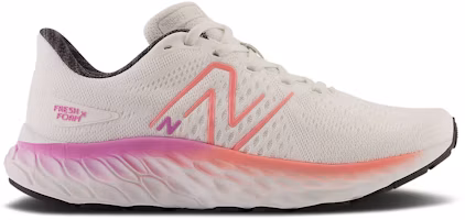 (Women) New Balance Fresh Foam X EVOZ v3 Wide 'White Grapefruit' WEVOZLH3-D (Women) New Balance Fresh Foam X EVOZ v3 Wide 'White Grapefruit' WEVOZLH3-D