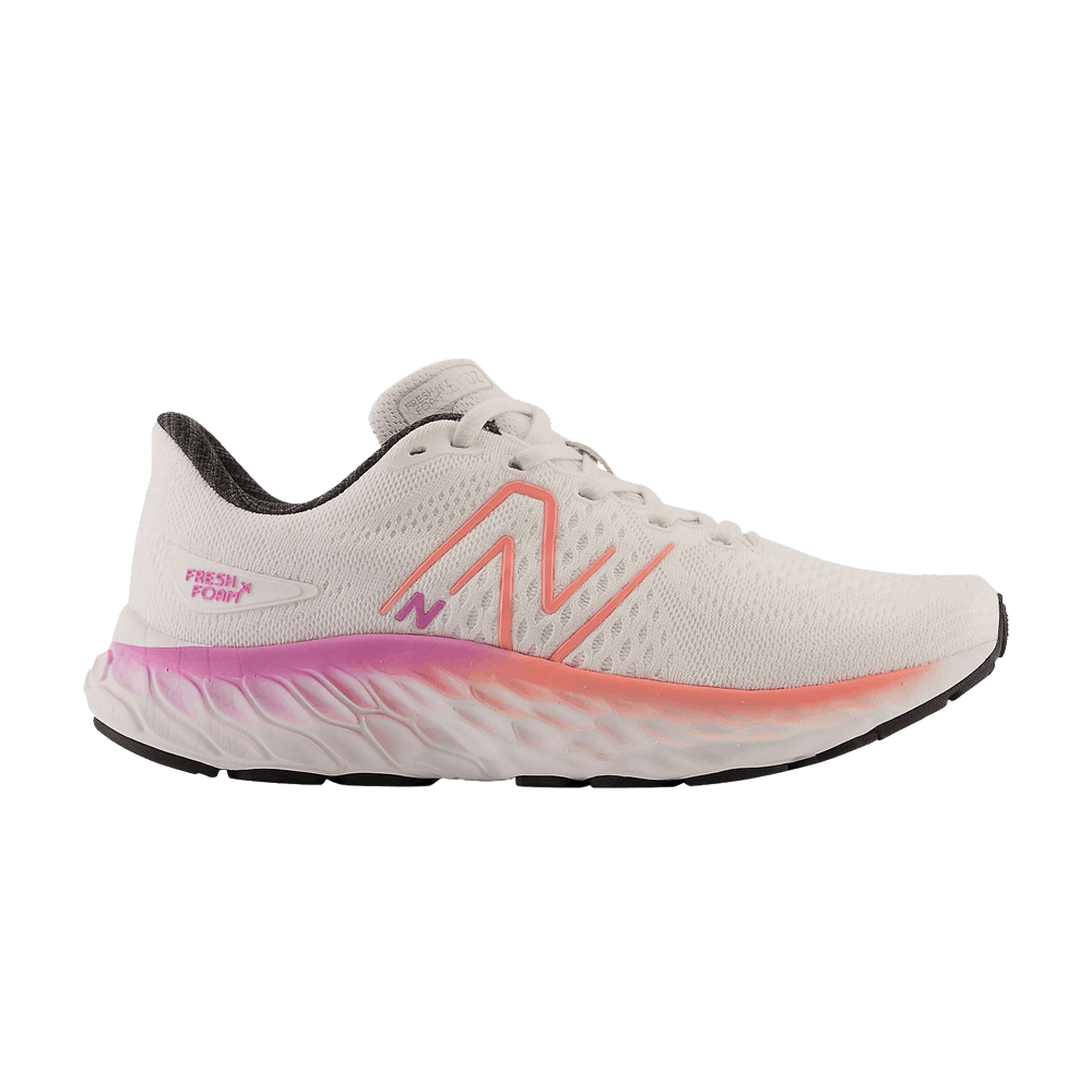 (Women) New Balance Fresh Foam X EVOZ v3 Wide 'White Grapefruit' WEVOZLH3-D