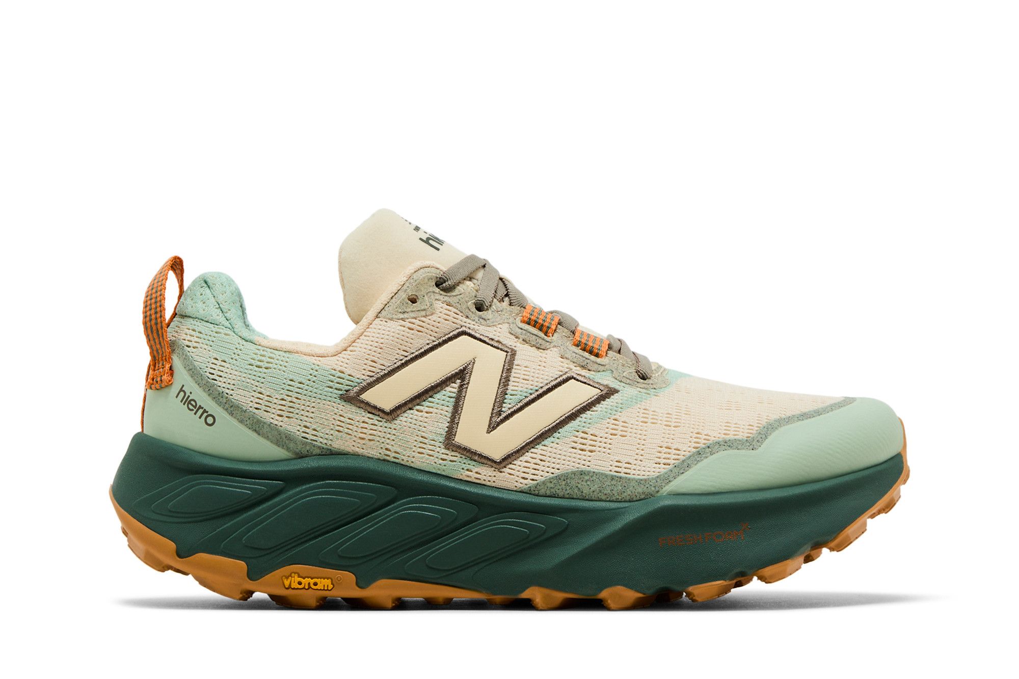(Women) New Balance Fresh Foam X Hierro v9 Trail Running Shoes Women’s Beige Green. WTHIERO9