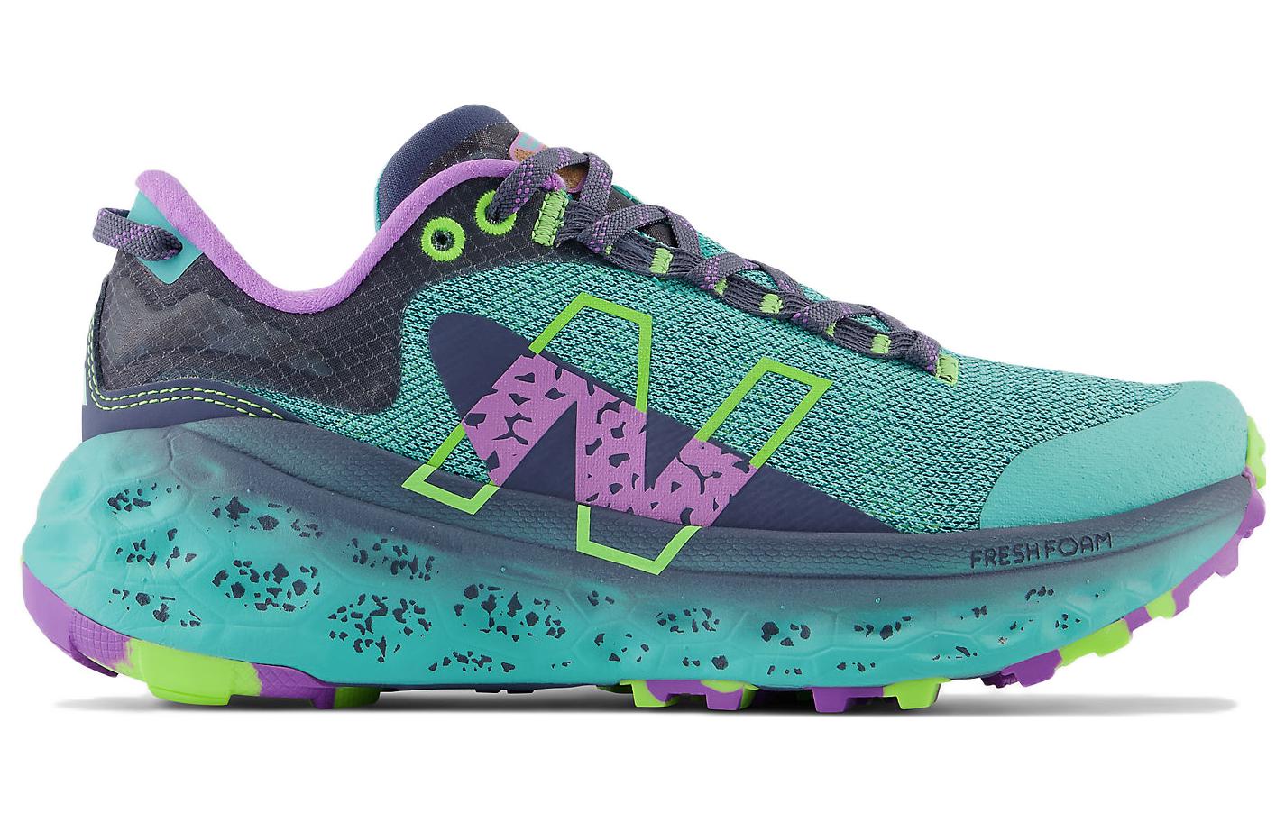 Order （女性）New Balance Fresh Foam X More Trail v2 'Cyber Jade Electric Purple' WTMORCD2
