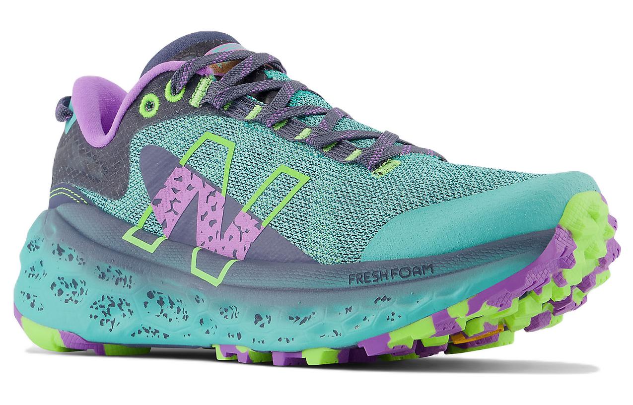 Lookbook （女性）New Balance Fresh Foam X More Trail v2 'Cyber Jade Electric Purple' WTMORCD2