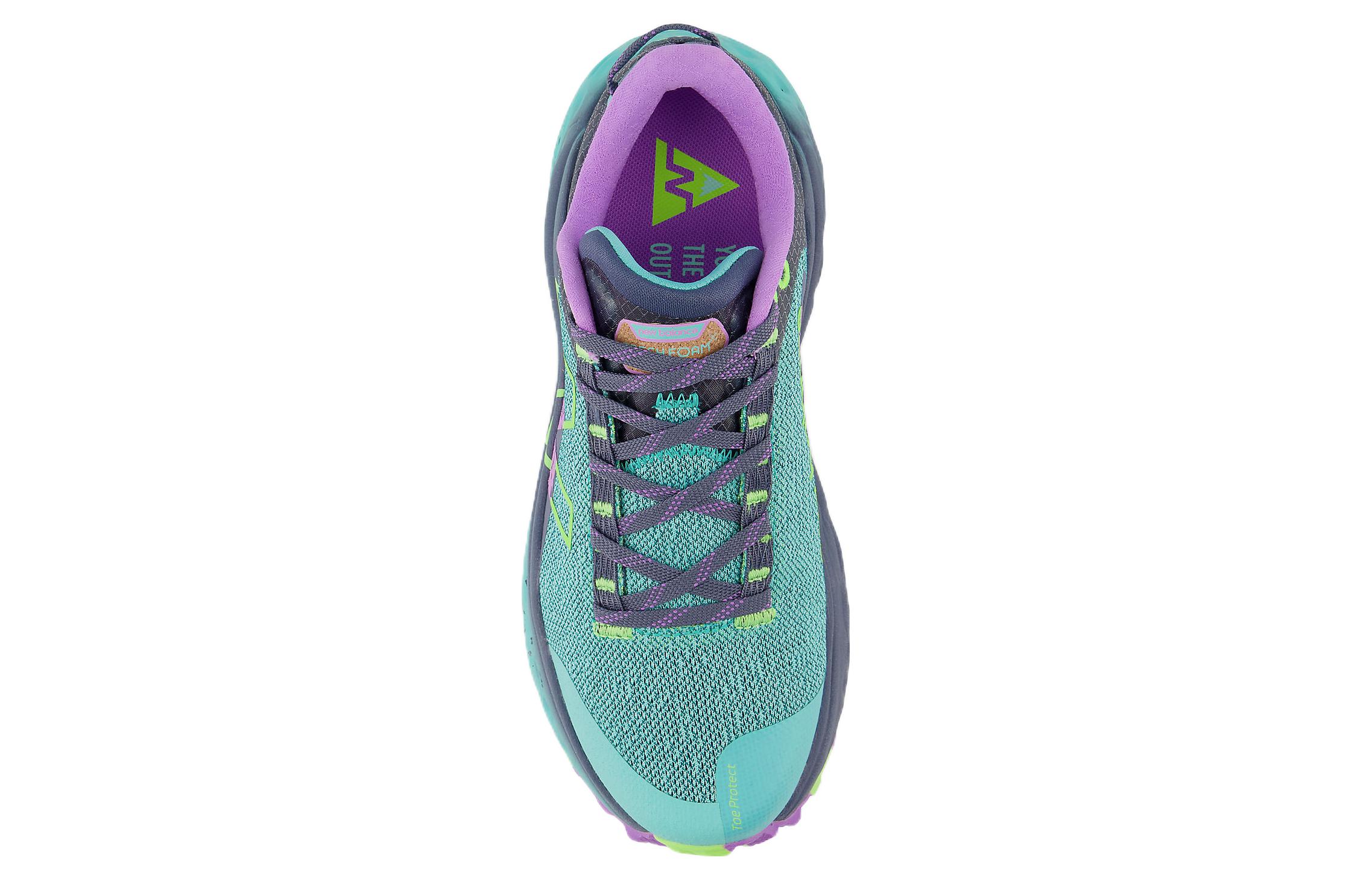 Shop （女性）New Balance Fresh Foam X More Trail v2 'Cyber Jade Electric Purple' WTMORCD2